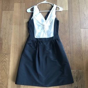 Classic black and white dress by Reiss!